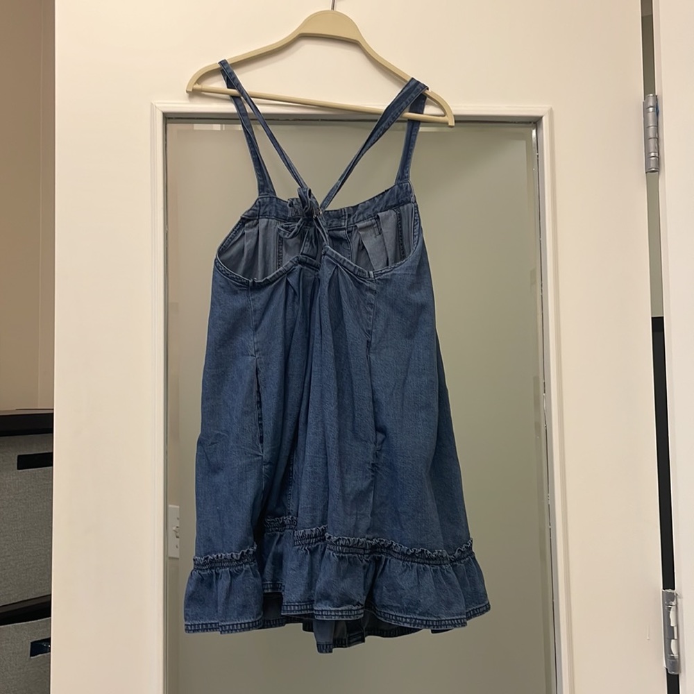 Free people denim mini dress XS - Picture 5 of 5